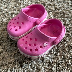 Pink Crocs